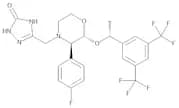 3-[[(2R,3R)-2-[(R)-1-[3,5-Bis(trifluoromethyl)phenyl]ethoxy]-3-(4-fluorophenyl)morpholino]methyl]-…