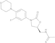(S)-N-[[3-(3-Fluoro-4-morpholinophenyl)-2-oxooxazolidin-5-yl]methyl]thioacetamide