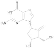 2-Amino-9-[(1S,3R,4R)-4-hydroxy-3-(hydroxymethyl)-2-methylidenecyclopentyl]-1,9-dihydro-6H-purin-6…