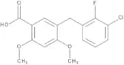 5-[(3-Chloro-2-fluorophenyl)methyl]-2,4-dimethoxybenzoic Acid
