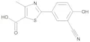 2-(3-Cyano-4-hydroxyphenyl)-4-methyl-5-thiazolecarboxylic Acid (Desisobutylfebuxostat)