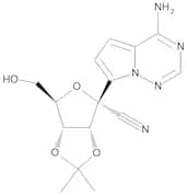 2-C-(4-Aminopyrrolo[2,1-f][1,2,4]triazin-7-yl)-2,5-anhydro-3,4-O-(1-methylethylidene)-D-altrononit…