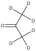 Acetone-d6, for NMR, packaged in 0.75 ml ampoules, 99.8 atom % D