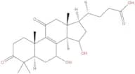Chol-8-en-24-oic acid, 7,15-dihydroxy-4,4,14-trimethyl-3,11-dioxo-, (5a)-
