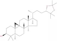 Cycloartane-3,24,25-triol 24,25-acetonide