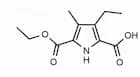Ethyl 5-carboxy-4-ethyl-3-methyl-2-pyrrolecarboxylate