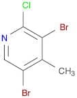 Pyridine, 3,5-dibromo-2-chloro-4-methyl-