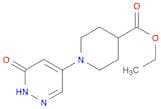 4-Piperidinecarboxylic acid, 1-(1,6-dihydro-6-oxo-4-pyridazinyl)-, ethyl ester