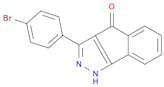 Indeno[1,2-c]pyrazol-4(1H)-one, 3-(4-bromophenyl)-