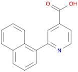 4-Pyridinecarboxylic acid, 2-(1-naphthalenyl)-