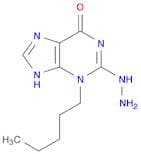 6H-Purin-6-one, 2-hydrazinyl-3,9-dihydro-3-pentyl-