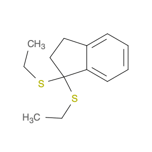 1H-Indene, 1,1-bis(ethylthio)-2,3-dihydro-