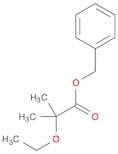 Propanoic acid, 2-ethoxy-2-methyl-, phenylmethyl ester