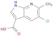 1H-Pyrrolo[2,3-b]pyridine-3-carboxylic acid, 5-chloro-6-methyl-
