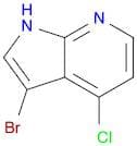 1H-Pyrrolo[2,3-b]pyridine, 3-bromo-4-chloro-