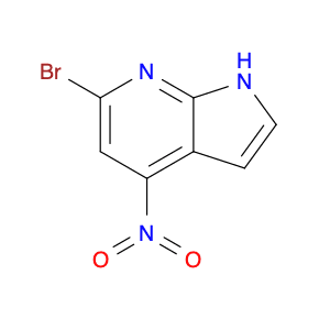 1H-Pyrrolo[2,3-b]pyridine, 6-bromo-4-nitro-