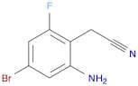 Benzeneacetonitrile, 2-amino-4-bromo-6-fluoro-