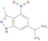 1H-Indazole, 3-iodo-6-(1-methylethyl)-4-nitro-