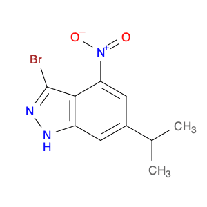 1H-Indazole, 3-bromo-6-(1-methylethyl)-4-nitro-