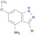 1H-Indazol-4-amine, 3-bromo-6-methoxy-
