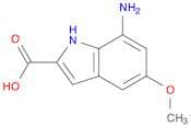 1H-Indole-2-carboxylic acid, 7-amino-5-methoxy-