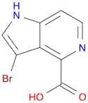 1H-Pyrrolo[3,2-c]pyridine-4-carboxylic acid, 3-bromo-