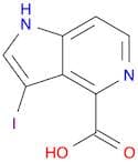 1H-Pyrrolo[3,2-c]pyridine-4-carboxylic acid, 3-iodo-