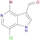 1H-Pyrrolo[3,2-c]pyridine-3-carboxaldehyde, 4-bromo-7-chloro-