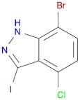 1H-Indazole, 7-bromo-4-chloro-3-iodo-