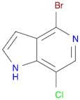 1H-Pyrrolo[3,2-c]pyridine, 4-broMo-7-chloro-