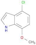 1H-Indole, 4-chloro-7-Methoxy-