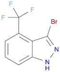 1H-Indazole, 3-bromo-4-(trifluoromethyl)-