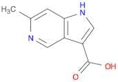 1H-Pyrrolo[3,2-c]pyridine-3-carboxylic acid, 6-methyl-