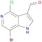 1H-Pyrrolo[3,2-c]pyridine-3-carboxaldehyde, 7-bromo-4-chloro-