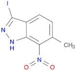 1H-INDAZOLE, 3-IODO-6-METHYL-7-NITRO-