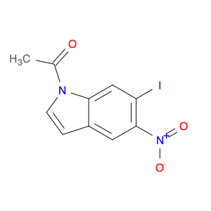 Ethanone, 1-(6-iodo-5-nitro-1H-indol-1-yl)-