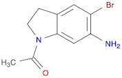 Ethanone, 1-(6-amino-5-bromo-2,3-dihydro-1H-indol-1-yl)-