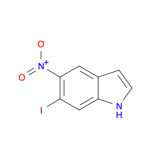1H-Indole, 6-iodo-5-nitro-