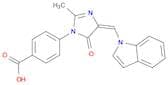 Benzoic acid, 4-[4,5-dihydro-4-(1H-indolylmethylene)-4,5-dihydro-2-methyl-5-oxo-1H-imidazol-1-yl]-…