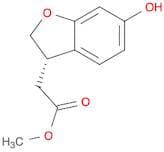 3-Benzofuranacetic acid, 2,3-dihydro-6-hydroxy-, methyl ester, (3S)-