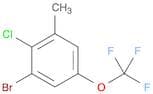 Benzene, 1-bromo-2-chloro-3-methyl-5-(trifluoromethoxy)-
