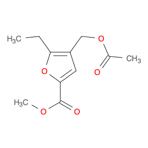 2-Furancarboxylic acid, 4-[(acetyloxy)methyl]-5-ethyl-, methyl ester