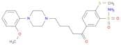 Benzenesulfonamide, 5-[5-[4-(2-methoxyphenyl)-1-piperazinyl]-1-oxopentyl]-2-(methylthio)-