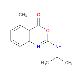 4H-3,1-Benzoxazin-4-one, 5-methyl-2-[(1-methylethyl)amino]-