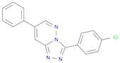 1,2,4-Triazolo[4,3-b]pyridazine, 3-(4-chlorophenyl)-7-phenyl-