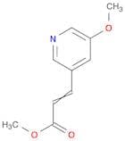 2-Propenoic acid, 3-(5-methoxy-3-pyridinyl)-, methyl ester