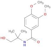 Benzamide, N-(2-hydroxy-1,1-dimethylethyl)-3,4-dimethoxy-