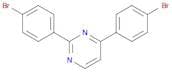 Pyrimidine, 2,4-bis(4-bromophenyl)-