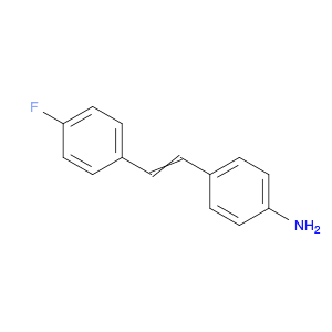 Benzenamine, 4-[2-(4-fluorophenyl)ethenyl]-