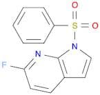 1H-Pyrrolo[2,3-b]pyridine, 6-fluoro-1-(phenylsulfonyl)-